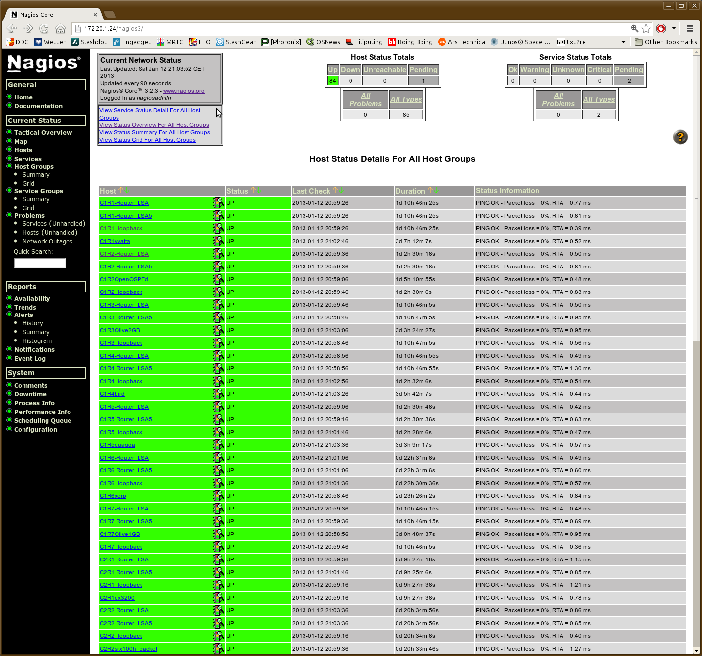 Nagios - Happy network!