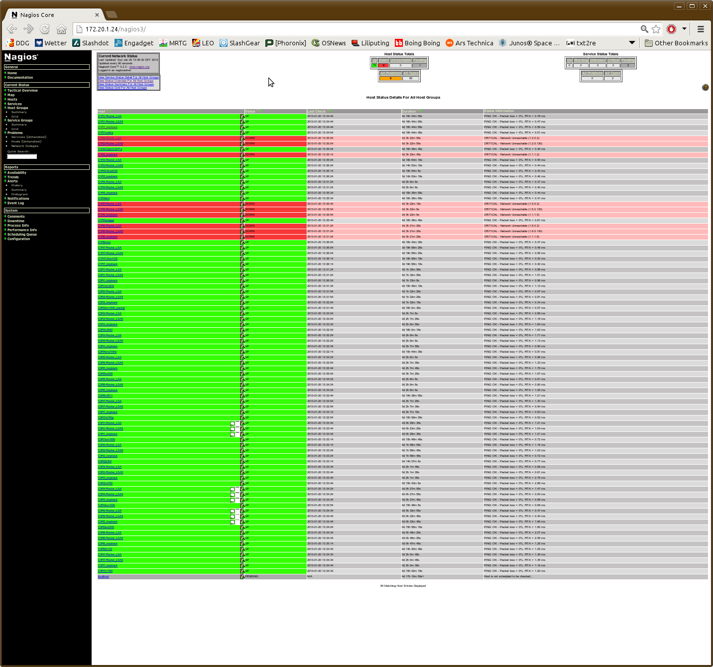 Nagios - Network Self Recovery